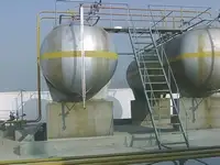 Ammonia-acid storage system